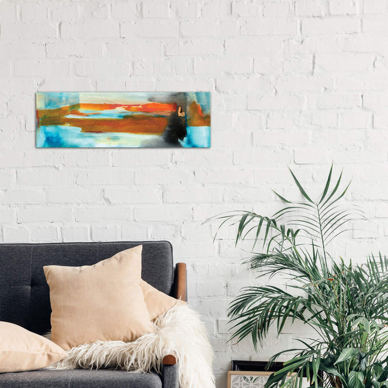 Fracas by Michelle Oppenheimer - Wrapped Canvas Panoramic Print, 30.48 cm H x 91.44 cm W x 1.91 cm D