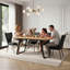 Table de salle à manger extensible avec chaises rembourrées Kincannon-126089598-126089599-126089602