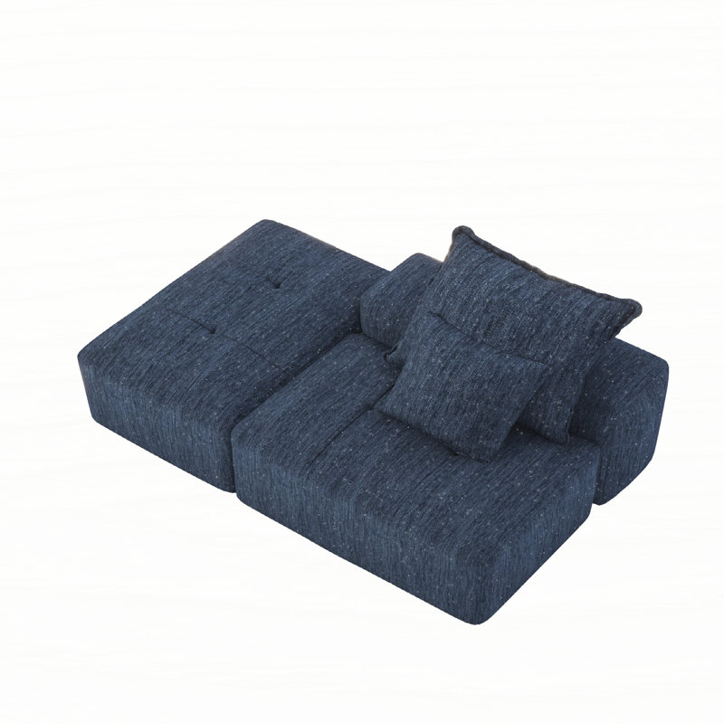 Canapé modulaire surdimensionné Modern, Bleu