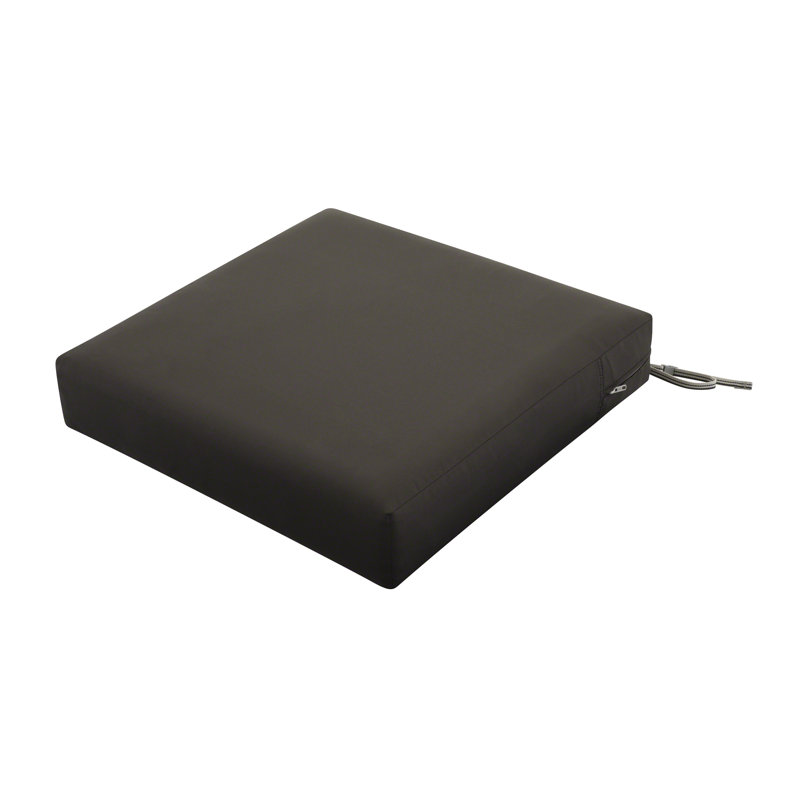 Jaylon Water-Resistant Patio Lounge Chair/Loveseat Cushion, 5" H x 23" W x 23" D, Espresso
