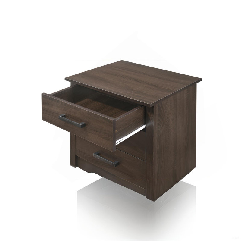 Modern Elegance Wenge Nightstand, Wenge