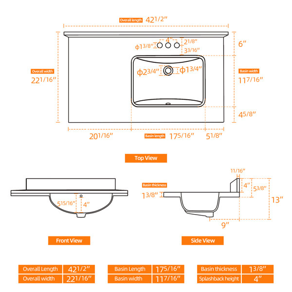 Dimensions du produit