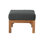 Porschea Outdoor Teak Ottoman