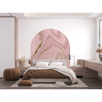 Autocollant mural Boho, autocollant d'arche de lit, adhésif mural Hedboard, autocollant mural arche