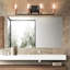Abat-jour de salle de bain en verre grainé transparent à intensité variable Annie-1908834687