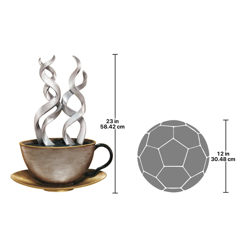 Sculpture murale Cup of Joe