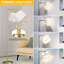 Lampe sur pied moderne avec 3 températures de couleur, abat-jour réglable, finition en métal brossé, pour le salon, la chambre à coucher, le bureau et plus encore-1225049357