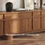 Meuble télé 71 po en noyer, console multimédia moderne avec tiroir et rangement, meuble audio-vidéo de salon-508204952