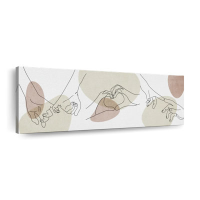 «Lovers Hands», reproduction sur toile