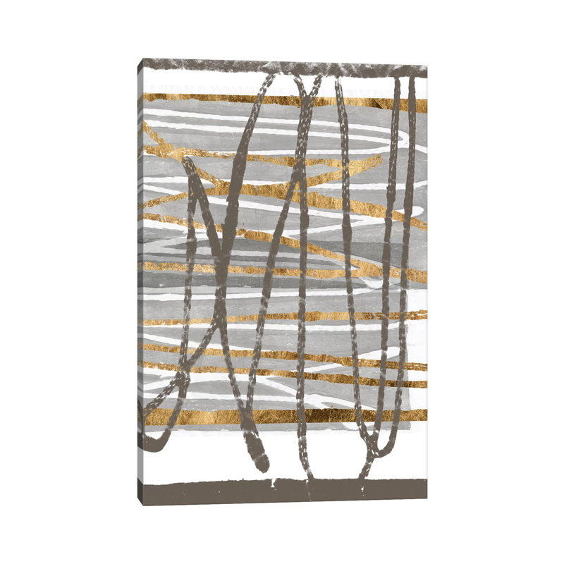 Golden Thread II by Jennifer Goldberger - Wrapped Canvas Print, 101.6 cm H x 66.04 cm W x 1.91 cm D