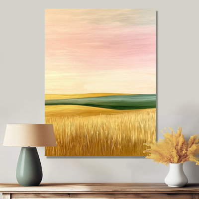 Prairie Gold Meadows III - Illinois Wall Art Print