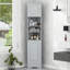 Armoire de rangement multi-fonctionnelle avec deux portes et tablettes réglables, tablette ouverte-658173283