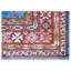 Wool Oriental Area Rug in Red/Light Blue/Orange