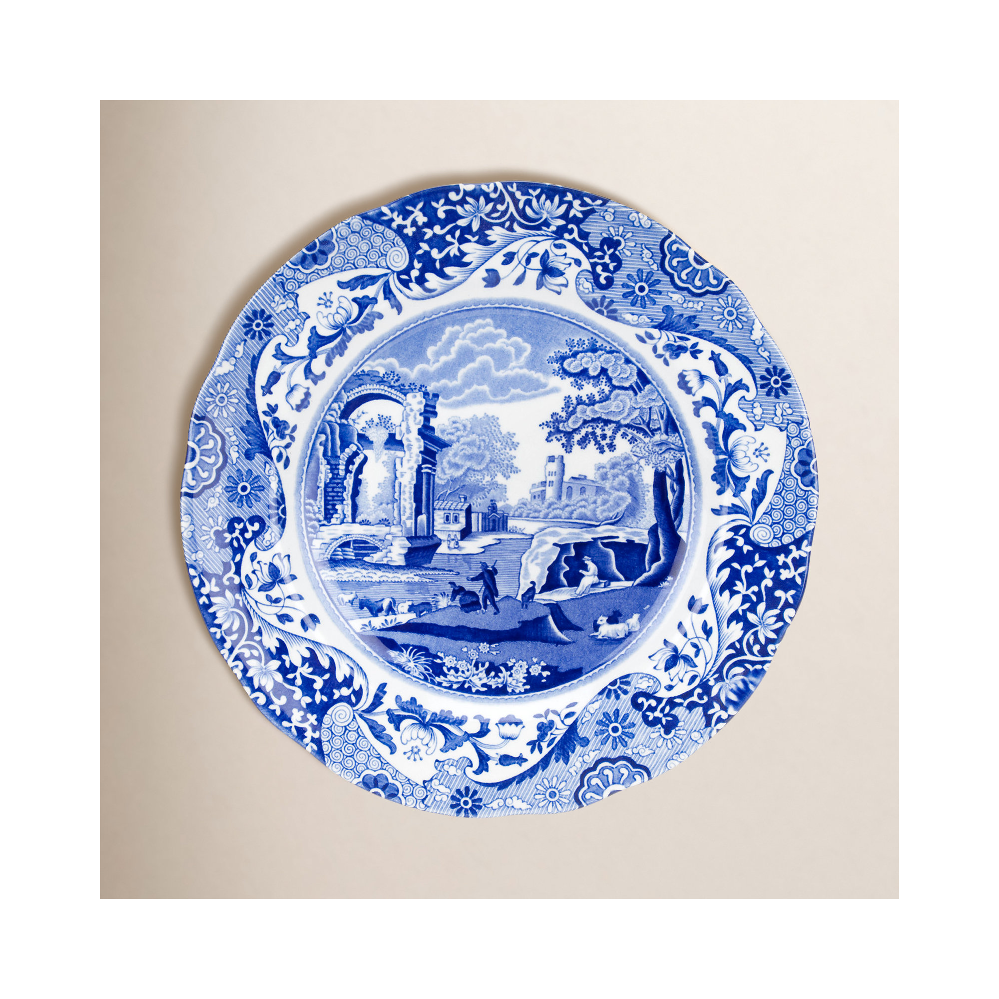 Spode Blue Italian Luncheon Plate