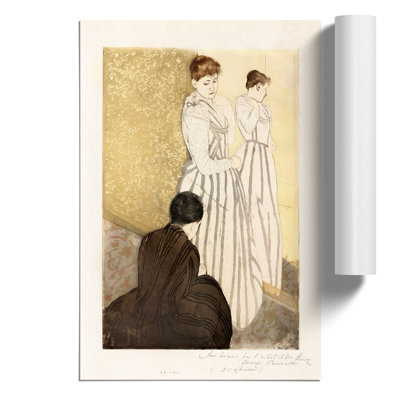 The Fitting by Mary Cassatt - Frameless Print