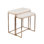 Calcite Stone Nesting End Table
