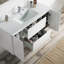 Ensemble de meuble-lavabo simple mural 48 "avec miroir Oquendo