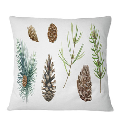 Floral Throw Pillow