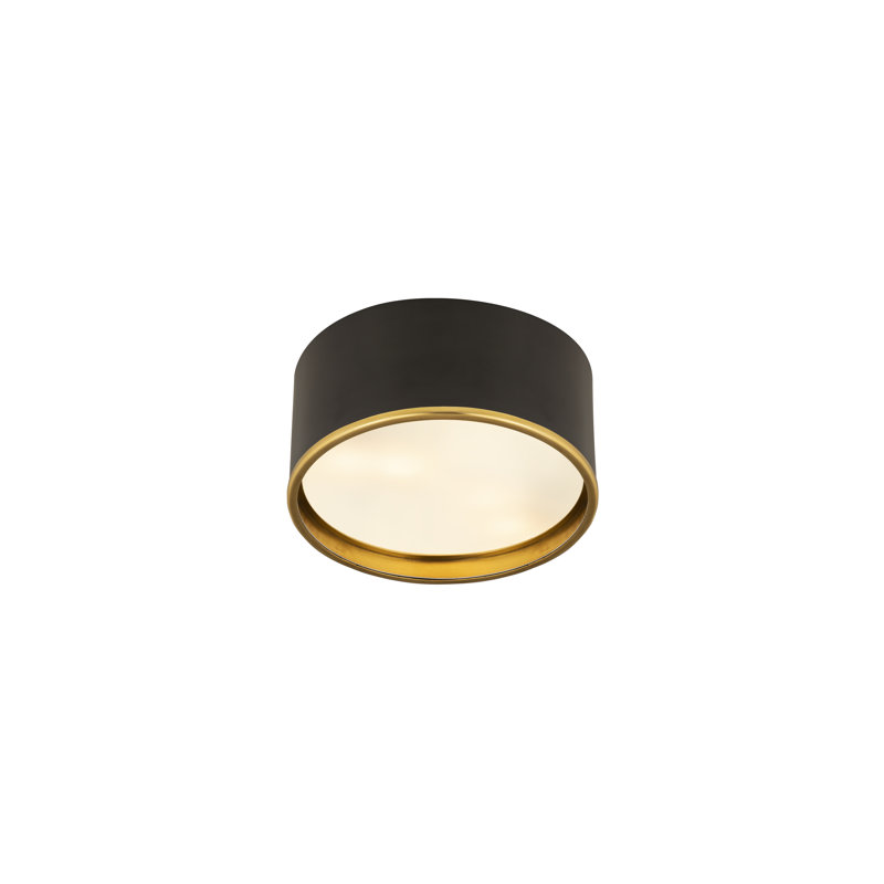 Hafley Flush Mount, Black
