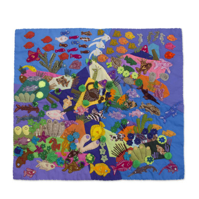 Hand Woven Plastic / Acrylic Wall Hanging