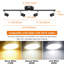 LED Ceiling Light With Four Rotatable Spot Lights, Flexible Lighting For Bedroom And Living Room