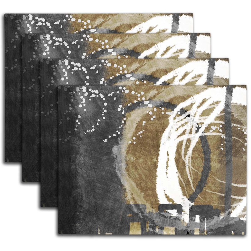 Napperon abstrait en polyester