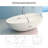 67''Freestanding Soaking Solid Surface Bathtub with Overflow and Pop-up Drain For Bathroom-112293178
