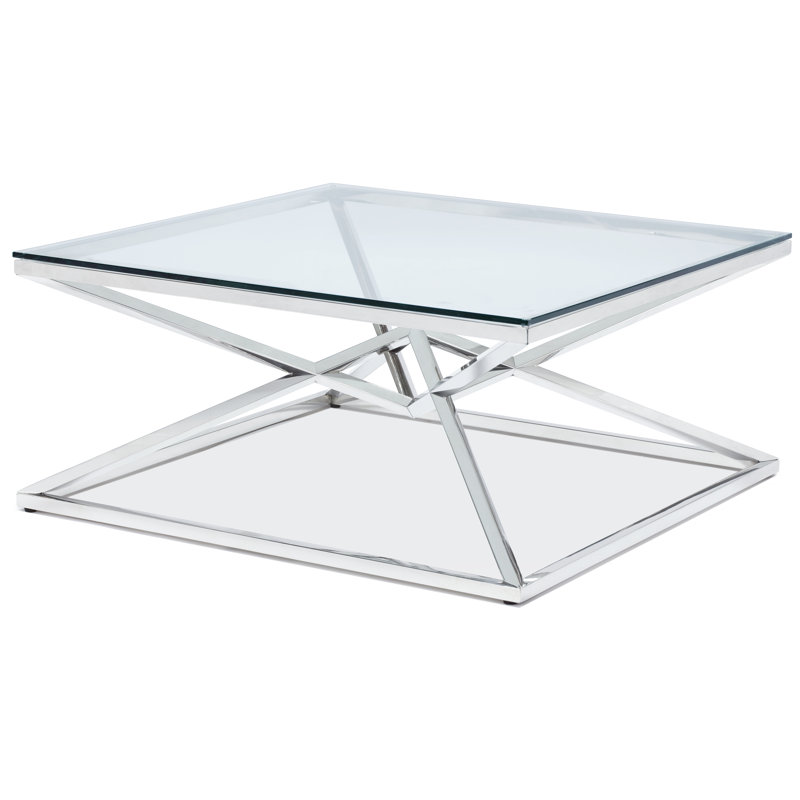 Table basse Charith, Argent
