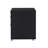 Coleen Black High Gloss & Chrome Finish Cabinet