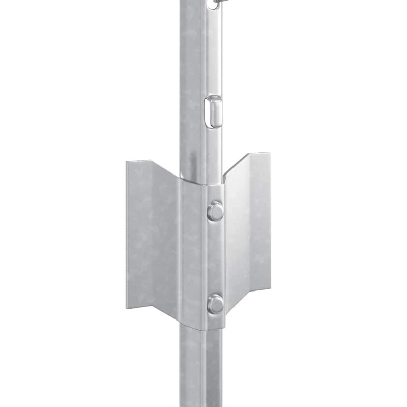 Metro Lane Silver Steel Border Fencing