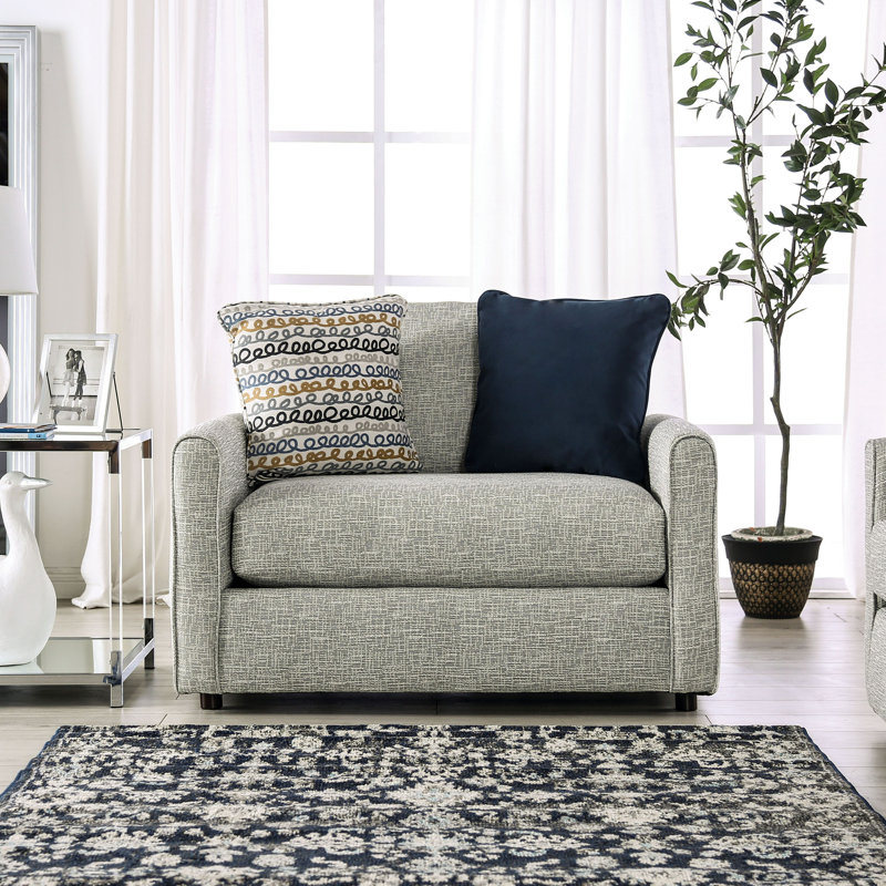 Fauteuil demi-largeur en polyester 48,75 po Middleburg