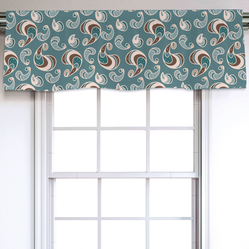Sateen Ruffled Window Valance