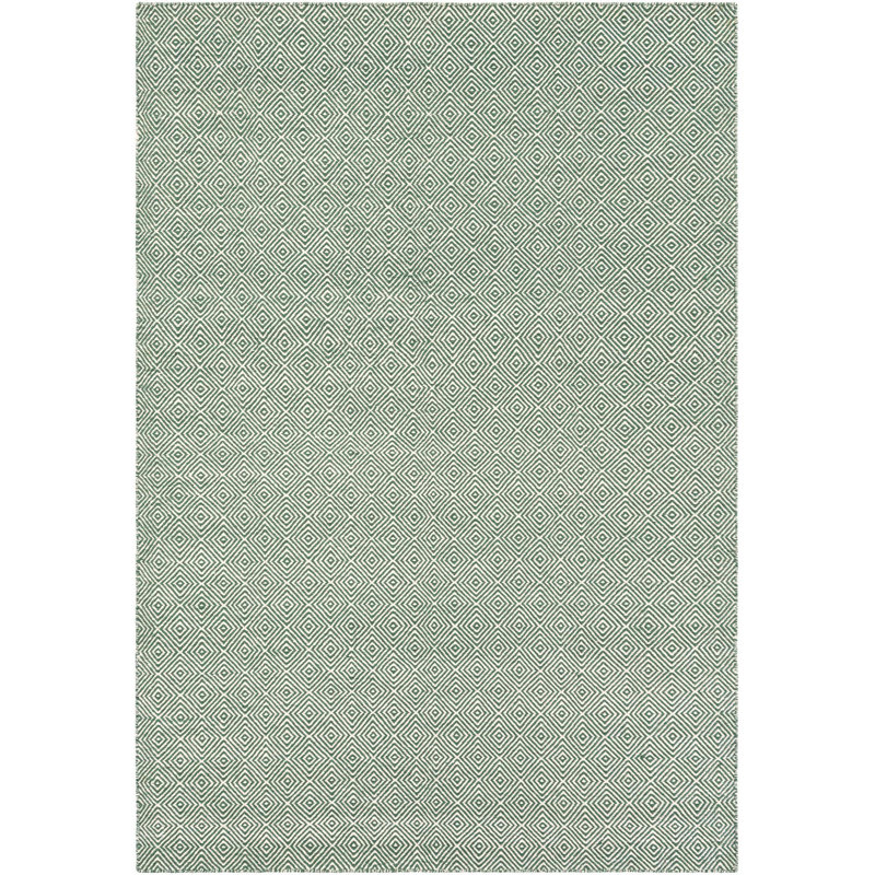 Tapis contemporain Contemporary vert, Rectangle 6 pi 1 po x 9 pi