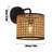 Rattan Wall Light Metal Base Wall Sconce