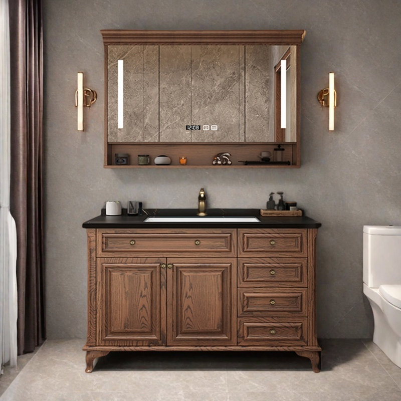 American retro upscale bathroom cabinet