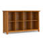 Table de canapé de rangement transitionnelle en bois massif de 8 po avec panneaux latéraux rainurés et pieds fuselés Acadian-333264450-343649706