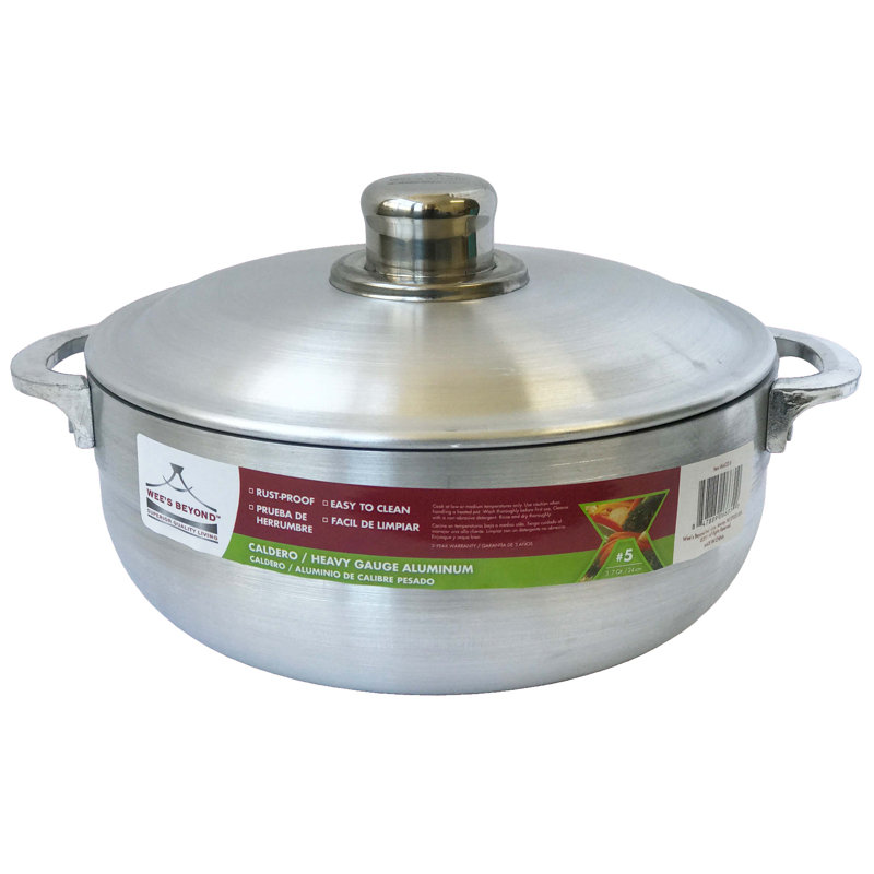 3.7 Qt Aluminum Caldero, #5, 3.7 quarts