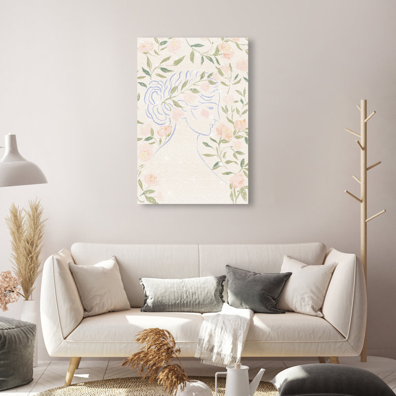 Blooming Hera Print by Oliver Gal, 15"H x 10"W, Gallery Wrapped