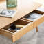 Table, table basse et bureau polyvalent en bois massif avec tablette de rangement