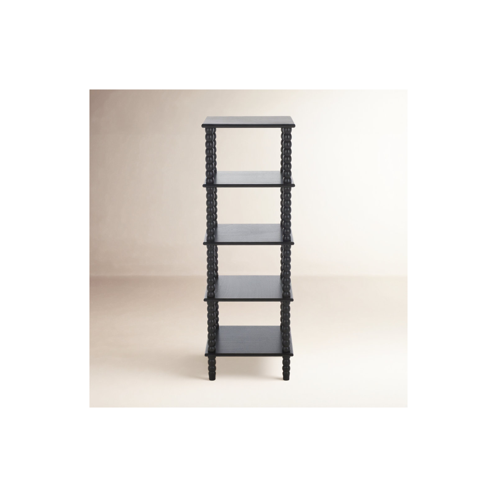 Netta 5 Tier Shelving Unit, Matte Black