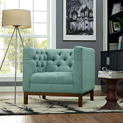 Modway Panache Mid Century Fabric Armchair