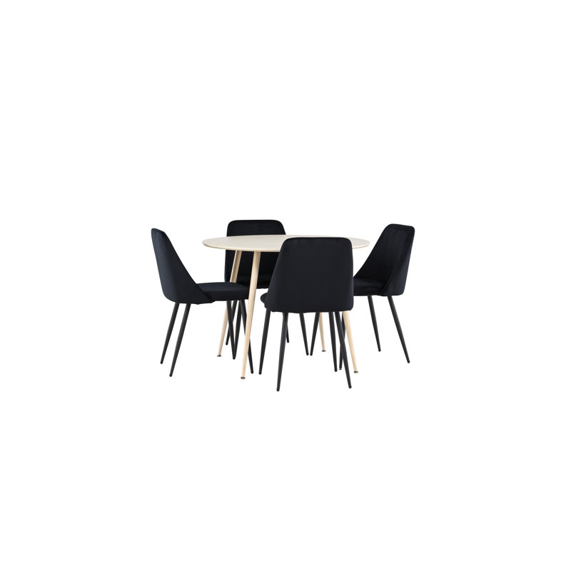 Woodall 4 - Person Dining Set, White