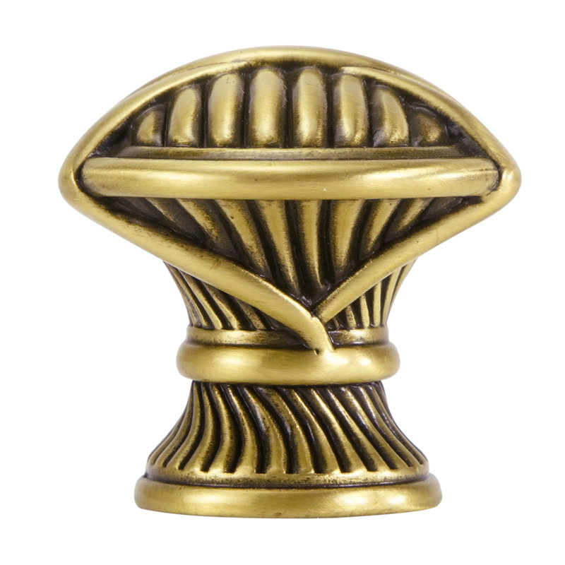 WESTPORT KNOB PLATE, Brass, 1 1/8"
