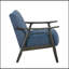 Fauteuil en tissu avec 4 pieds-1523822421