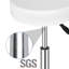Saltsburg Adjustable Height Ergonomic Lab Stool Wheels-369849972-369849973