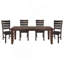 Table de salle à manger rectangulaire 1Pc avec rallonge de rangement en bois