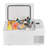 Equator Rolling Fridge-Freezer Portable Casters Retractable Handle 0.7cf 12/110V