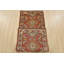 Tapis de style tribal rouge en laine noué à la main 2 pi 3 po x 5 pi Kazak