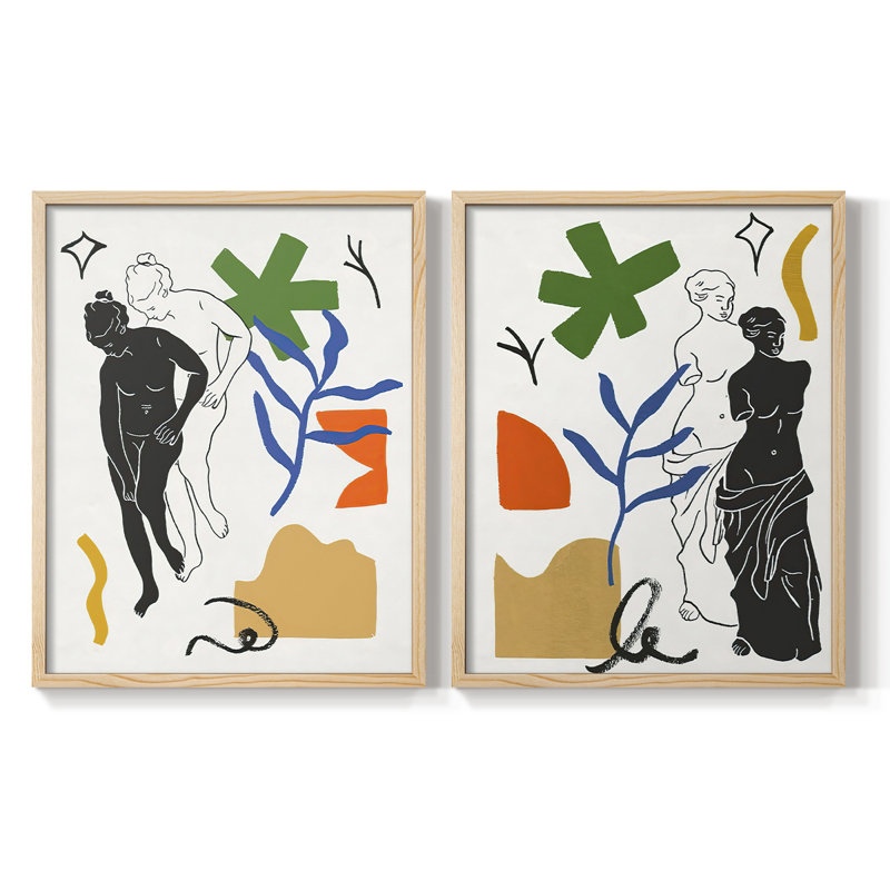 Starry Venus III - reproduction encadrée de qualité supérieure - prête à être accrochée - aucun clou requis - aucun clou requis