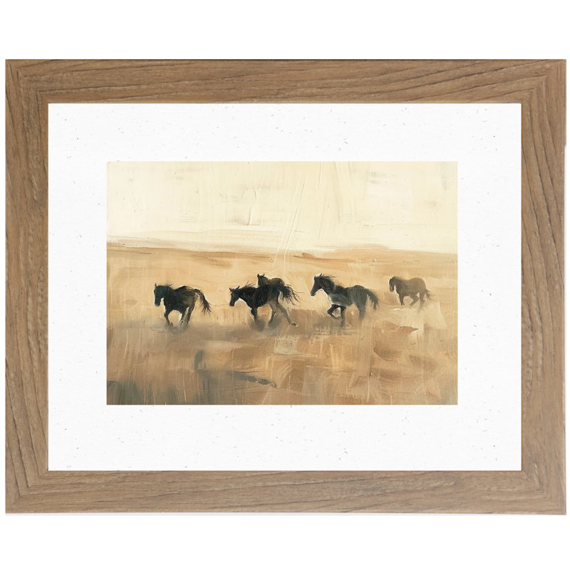 Signe d'art cheval de l'Ouest, Brun